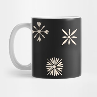 Retro Christmas Snowflake Scandinavian Aesthetic Pattern Mug